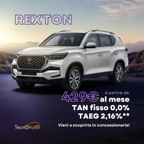 KG Mobility Rexton promozione